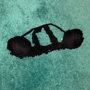 Elegant Black Lace Bra